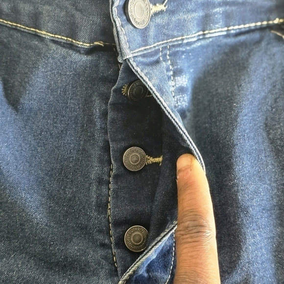 Boohoo Man Jeans Blue Skinny Logo Light Wash Stretch 44x30 New - Picture 11 of 11